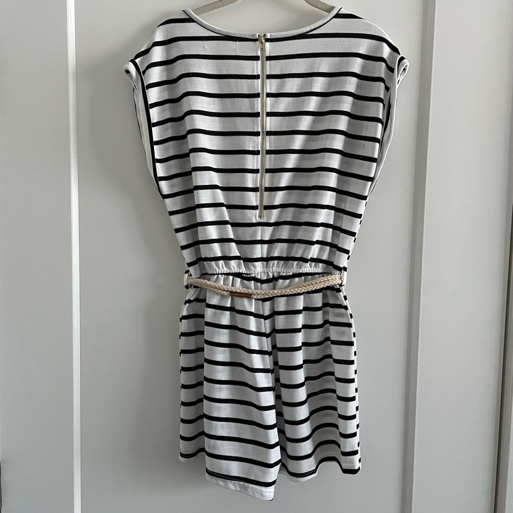 NWOT Bobbles & Lace Striped Romper - Picture 3 of 8
